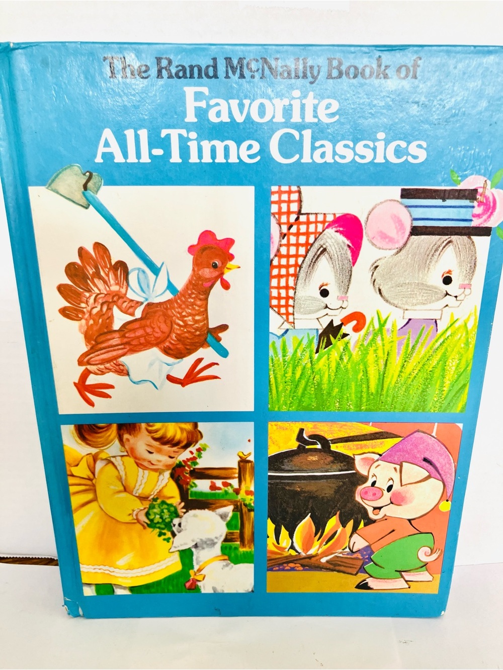Rand McMally Book Of Favorite All-Time Classics Hard Back Book Vintage Read